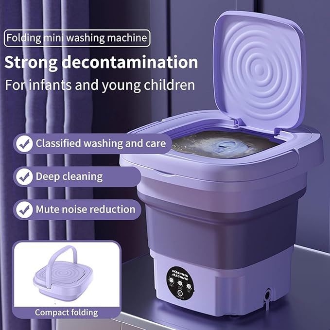 Mini Washing Machine with Spin Dryer